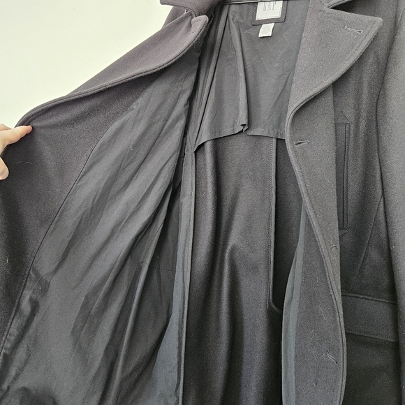 GAP men's black wool blend peacoat size XL - Picture 10 of 13